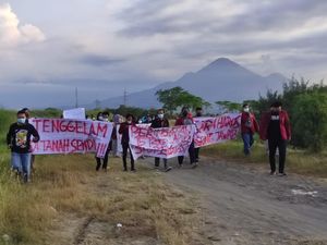 Mahasiswa Sidoarjo Turun ke Jalan Peringati 15 Tahun Semburan Lumpur Lapindo