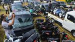 Penampakan Ratusan Kendaraan Bodong yang Diamankan di Pati