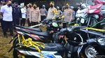 Penampakan Ratusan Kendaraan Bodong yang Diamankan di Pati
