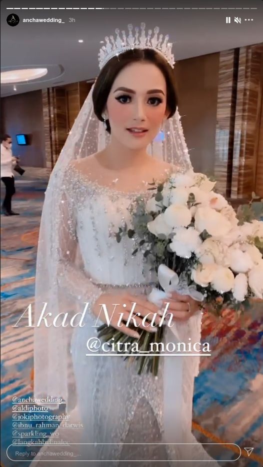 Pernikahan Citra Monica dan Ifan Seventeen