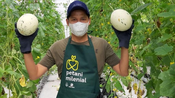 Postingan Ridwan Kamil soal petani milenial