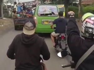 Tewaskan Pemotor, Sopir Angkot Ugal-ugalan di Bandung Jadi Tersangka