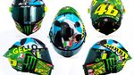 Lucu! Helm Spesial Rossi di MotoGP Italia 2021