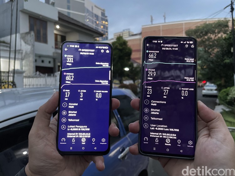 Kecepatan 5G Telkomsel