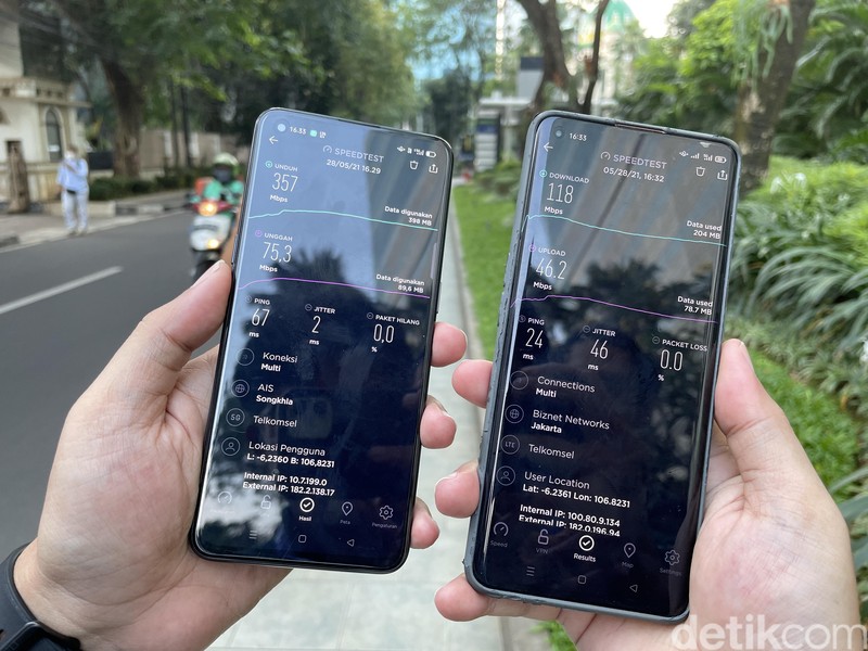 Kecepatan 5G Telkomsel