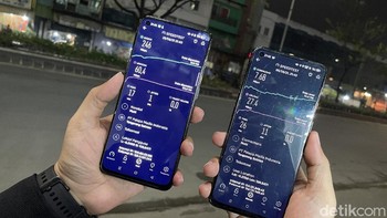 Perbandingan 5G dan 4G di Alam Sutera. Foto: Adi Fida Rahman/detikINET  