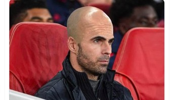 Guardiola tanpa Messi disebut kurang bertaji. Malah jadi mirip Mikel Arteta. Foto: Twitter