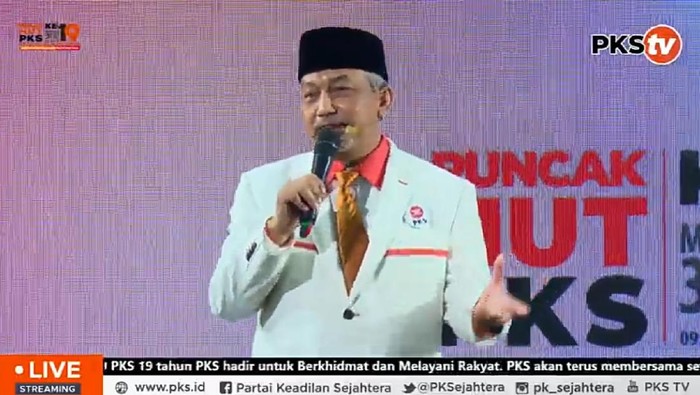 Presiden PKS, Ahmad Syaiku (Screenshot YouTube PKSTV)
