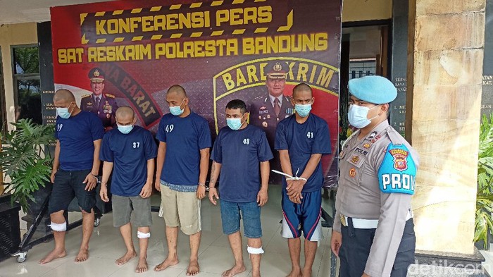 5 orang komplotan pencuri spesialis minimarket dilumpuhkan polisi