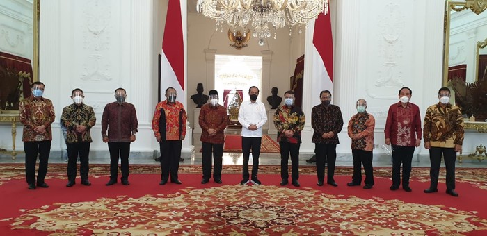 Ahmad Basrah dan PA GMNI temui Presiden Jokowi bahas sola kebangsaan hingga agenda kongres