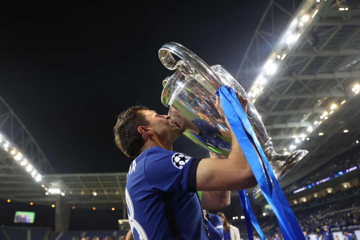 Mimpi Jadi Nyata Cesar Azpilicueta (Getty Images/Carl Recine - Pool)