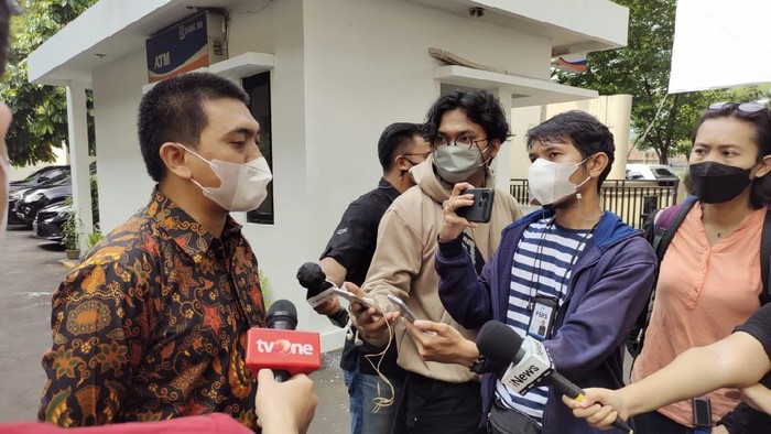Ketua WP KPK, Yudi Purnomo, saat tiba di Komnas HAM (Kadek Melda-detikcom)
