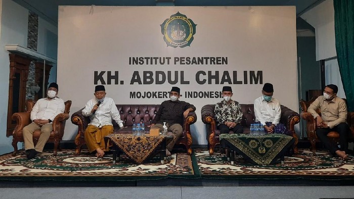 Kunjungan Sekjen Dewan Pengurus Pusat (DPP) Gerindra Ahmad Muzani di Ponpes Amanatul Ummah