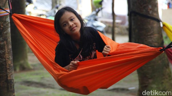 Pengunjung bisa menikmati hutan damar dengan berkeliling hutan, berfoto, bahkan tiduran santai menggunakan buaian atau hammock. Pengunjung bisa menikmati hutan damar dengan berkeliling hutan, berfoto, bahkan tiduran santai menggunakan buaian atau hammock.