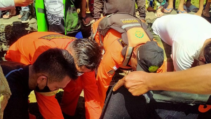 Pemuda tenggelam di DAS Tondano usai pesta miras (dok. Istimewa).