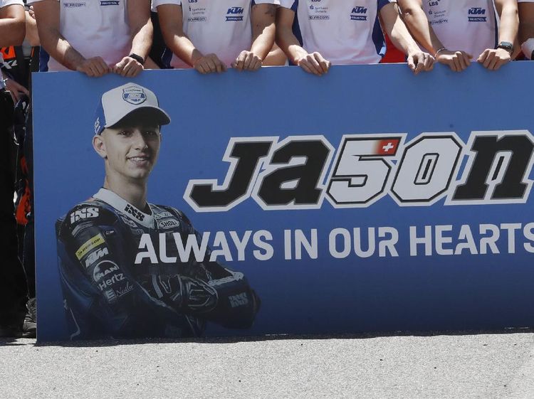Penghormatan untuk Rider Moto3 Jason Dupasquier