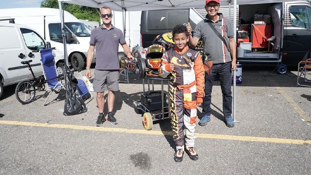 Pegokar Indonesia Qarrar Firhand Ali juara di ROK Cup Italia 2021 di Laghi Internasional Sirkuit, Castelletto di Branduzzo, Pravia, Italia, Sabtu-Minggu 29-30 Me