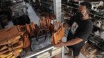 Sentra Kerajinan Kulit Manding Bantul Bertahan di Kala Pandemi