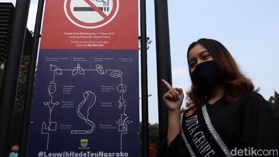 Sosialisasi Kawasan Tanpa Rokok di Bandung