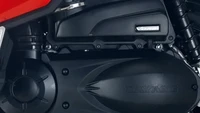 Soal spesifikasi, Dayang ADV 350 menggunakan mesin berkapasitas 333 cc, satu silinder dengan liquid cooled. Motor ini mampu menghasilkan tenaga sebesar 30 horse power pada putaran 7.000 rpm. Tak perlu khawatir soal bahan bakar, motor ini memiliki kapasitas tangki mencapai 17,4 liter. Foto: Istimewa