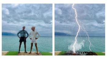Minta ditambahkan petir dalam foto. Foto: dok James Fridman