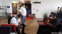 Proving flight pesawat citylink dari Bandara Jendral Besar Soedirman (JBS) menuju Bandara Juanda Surabaya menjadi penanda bahwa mulai hari ini Bandara JBS mulai aktif dan beroprasi. Vandi Romadhon/Detikcom.