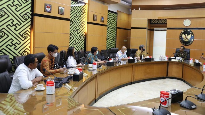 Pertemuan BEM UI dan Mahfud Md di Kantor Kemenko Polhukam bahas status tersanga 9 mahasiswa demo Hardiknas.
