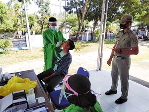 25 Pengendara Lintas Lotara Jalani Tes Antigen Acak, Ini Hasilnya