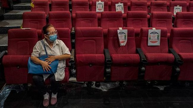 Potret Bioskop di Manila yang Disulap Jadi Lokasi Vaksinasi Corona