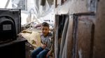 Potret Pilu Anak-anak Gaza Ratapi Kamar Tidurnya Hancur