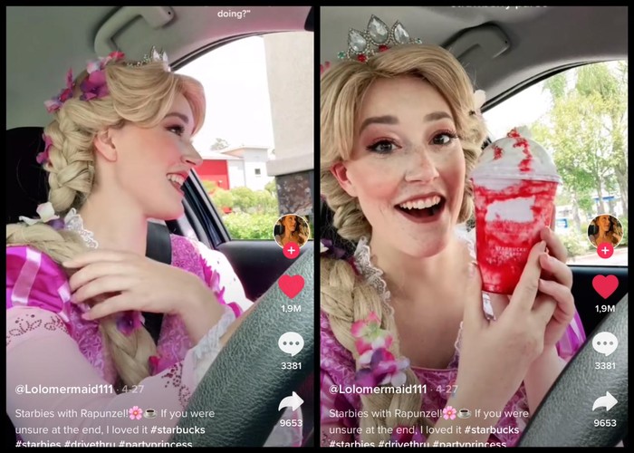 ‘Princess’ Cantik Ini Hobi Eksperimen Pesan Minuman Starbucks