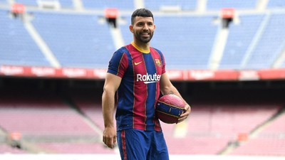 Aguero Hingga Messi, Deretan Striker Tua-tua Keladi di LaLiga