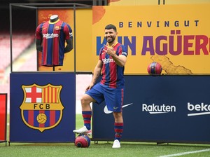 Resmi Gabung Barcelona, Aguero: Kebahagiaan yang Luar Biasa!