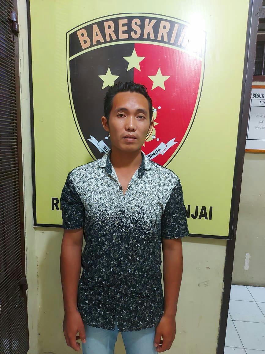 Tampang Mika Sanjaya alias Jaya (29) diduga sebagai kolor ijo Sumatera Utara (Dok. Istimewa)