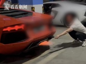 Waduh! Pria Ini Bakar Sate Pakai Knalpot Lamborghini Demi Konten