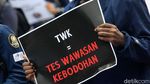Bawa Batu Nisan dan Bendera Kuning, Mahasiswa Kritisi TWK KPK