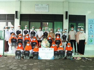Tolak Gratifikasi, Brantas Abipraya Serahkan Bingkisan ke Panti Asuhan