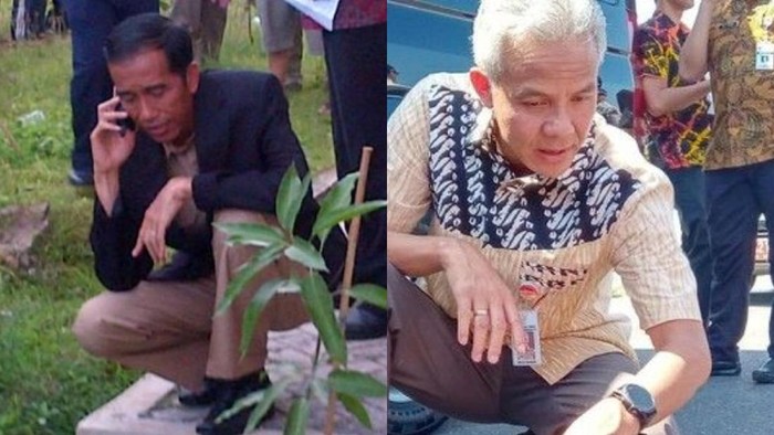 Jokowi dan Ganjar (dok. detikcom)