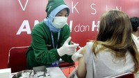 Vaksinasi ini bertujuan untuk memberikan kenyamanan bagi pedagang dan pembeli.