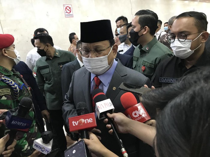 Prabowo Subianto di DPR RI (Rolando-detikcom)