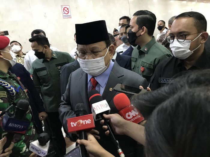 Prabowo Subianto di DPR RI (Rolando-detikcom)