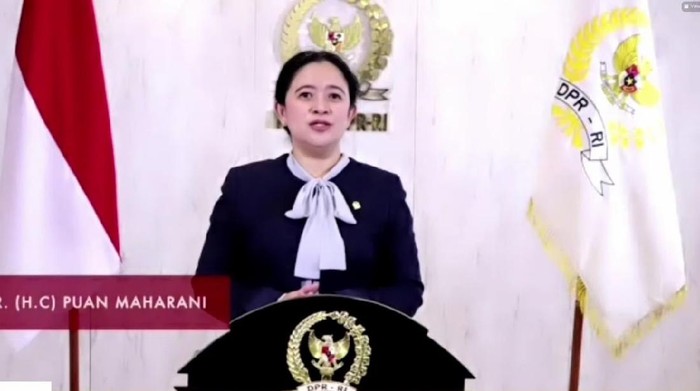 Puan Maharani dalam webinar series MWA UI