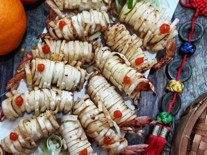 Resep Udang Goreng Balut Kulit Pangsit Resep Udang Goreng Balut Kulit Pangsit