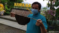 Budidaya lebah di Ashfa Madu Borobudur ini sudah ada sejak tahun 2013. Untuk jenis madunya yang dominan adalah bunga kaliandra. Rasanya sangat enak dan gurih. (Eko Susanto/detikTravel)