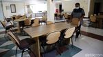 Asrama Haji Disemprot Disinfektan