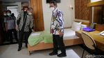 Asrama Haji Disemprot Disinfektan