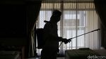 Asrama Haji Disemprot Disinfektan