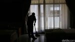 Asrama Haji Disemprot Disinfektan