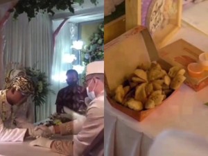 Sah! Pengantin Ini Pilih Sekotak Bakso Goreng Jadi Mas Kawin