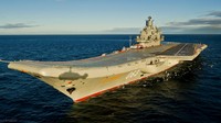 Lalu Rusia memiliki kapal induk Admiral Kuznetsov. Admiral Kuznetsov adalah satu-satunya kapal induk milik Angkatan Laut Rusia. Kapal penjelajah pembawa pesawat Proyek 11435 ini dirancang untuk memastikan kesinambungan pertempuran, mengirimkan serangan udara, dan mendukung operasi pendaratan pasukan. Istimewa/Dok. Ministry of Defence  
